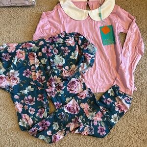 Posh Peanut Pink and Floral  Set
